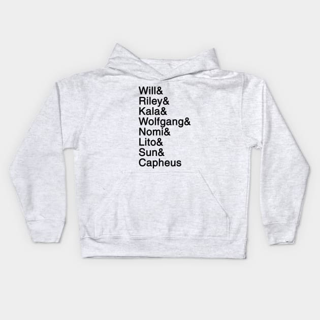 Sensate List Kids Hoodie by bctaskin